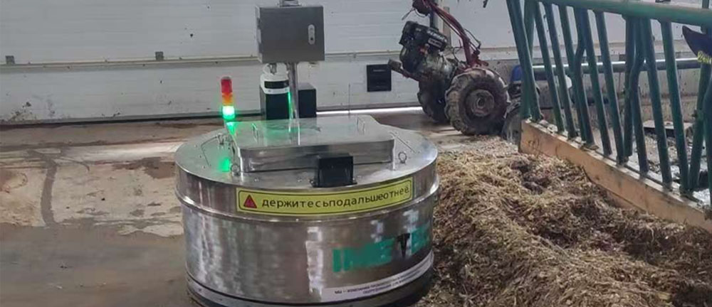 El robot empujador exportado a Rusia fue puesto en marcha con éxito.